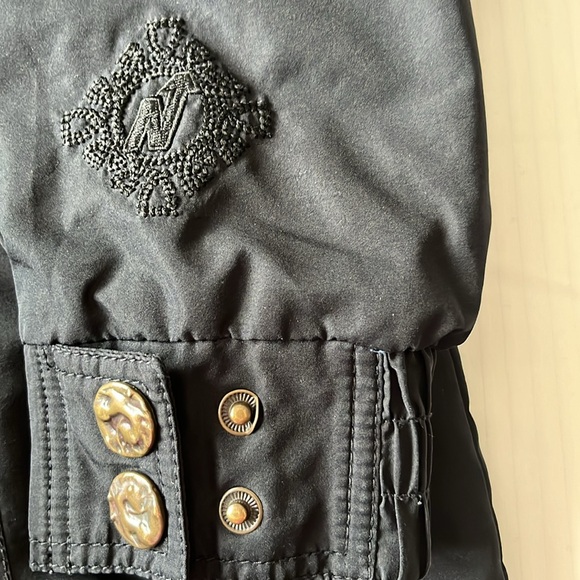 Vintage Nordica Ski Jacket Black Purple Size 8 Large - Picture 16 of 16